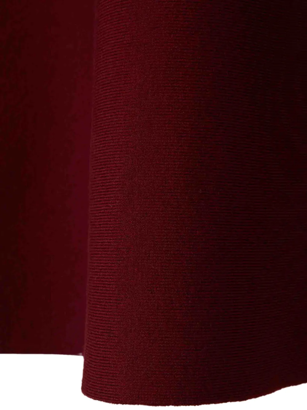 SIMKHAI Ribgebreide rok Rood