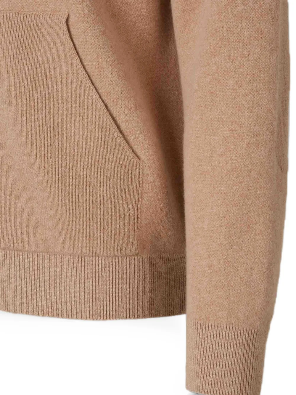 Canali Trui met elleboogpatch en rits Bruin