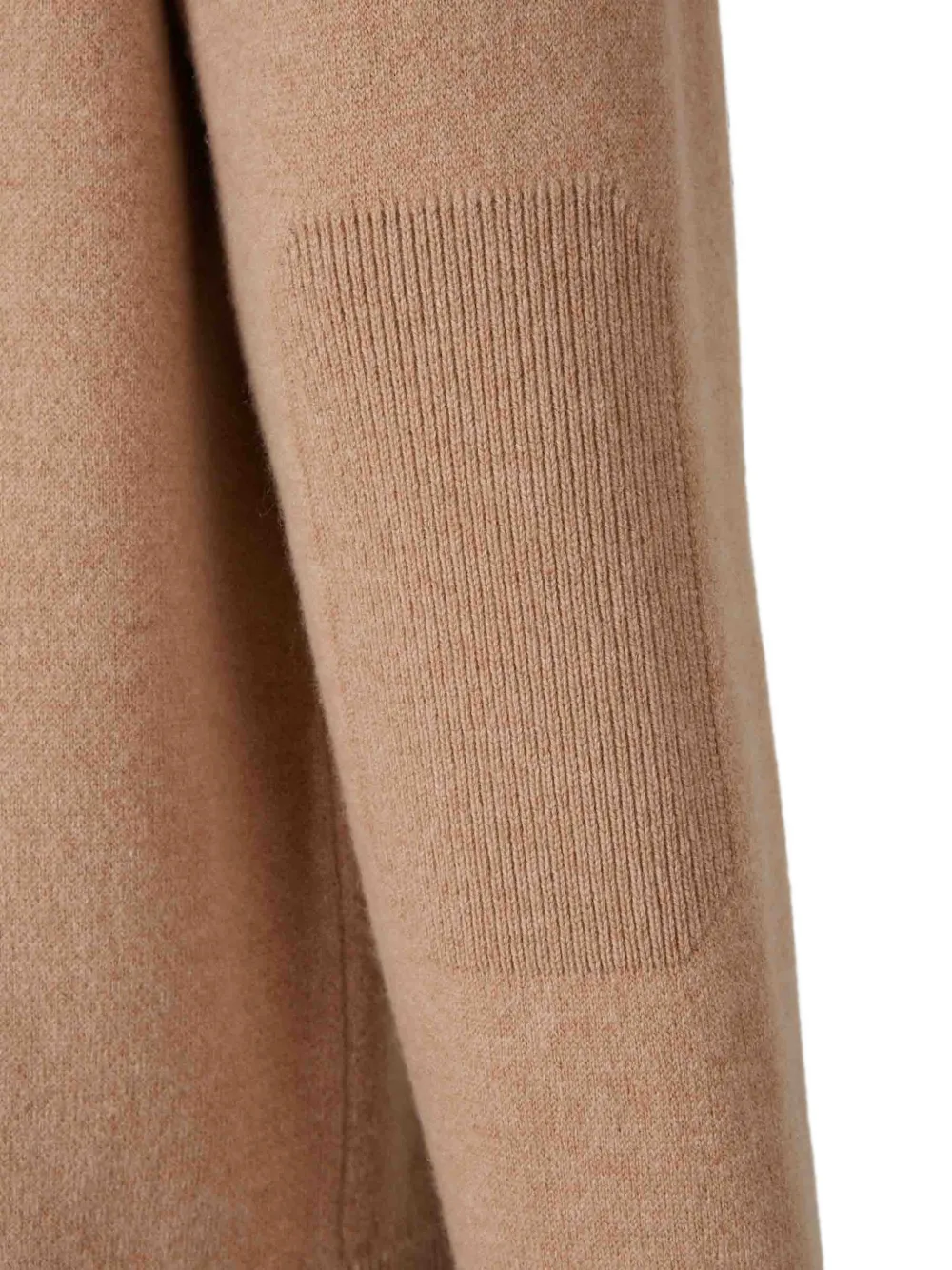 Canali Trui met elleboogpatch en rits Bruin