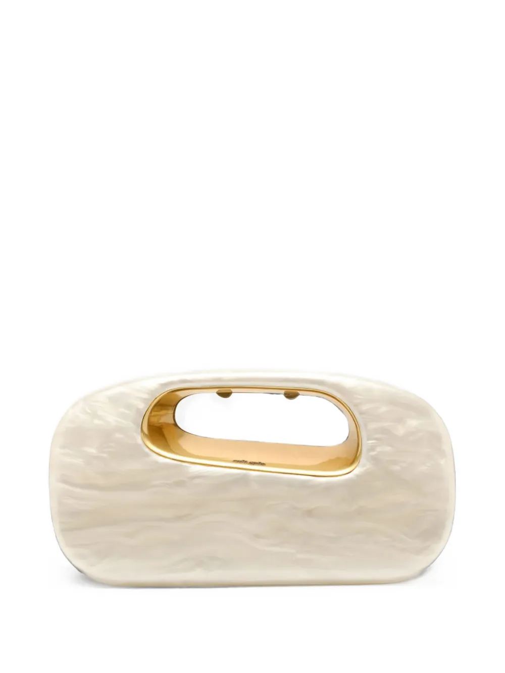 Cult Gaia Amara clutch bag - Nude