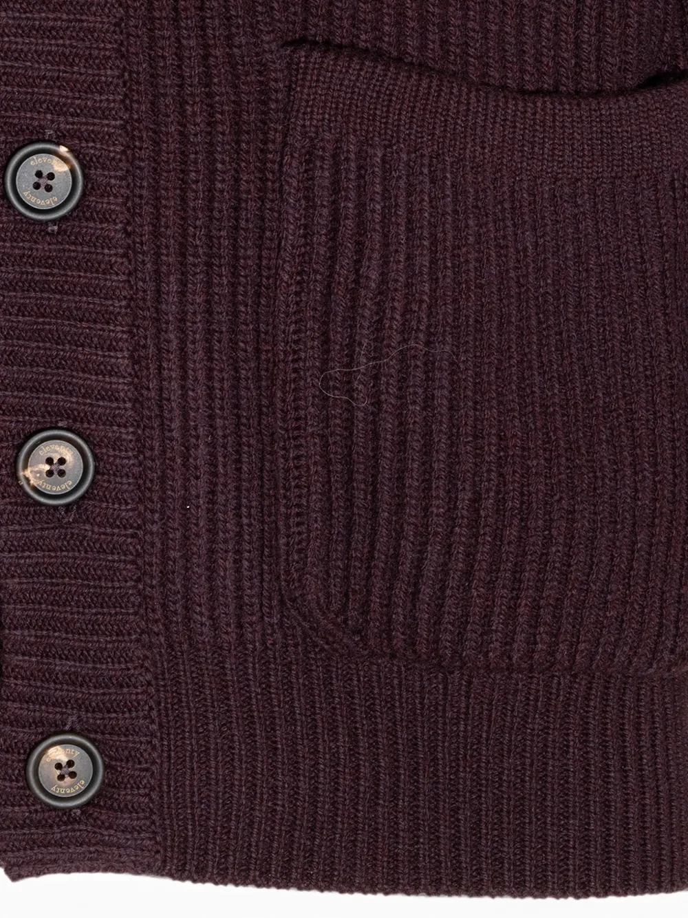 Eleventy shawl-collar cardigan Rood