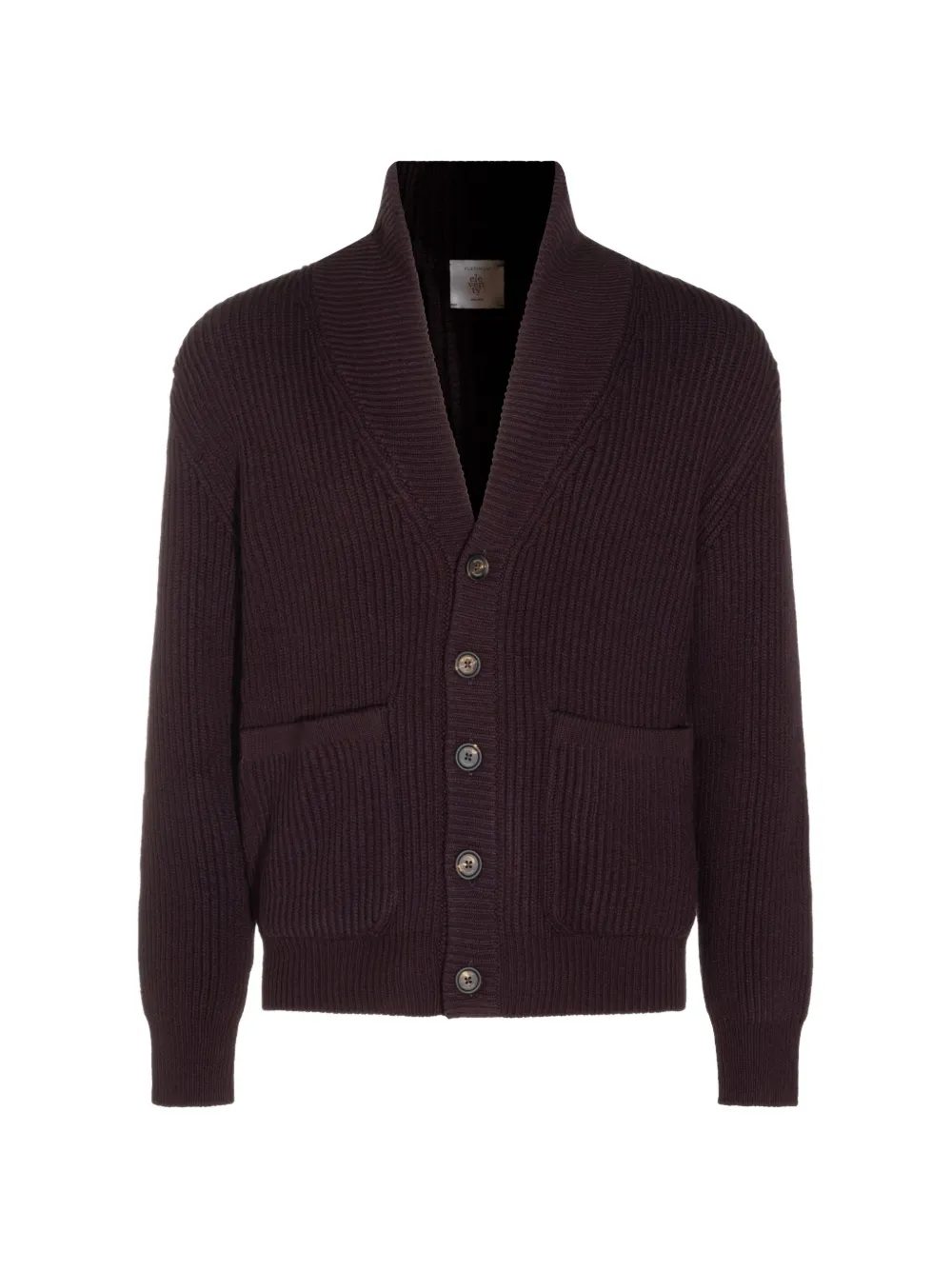 Eleventy shawl-collar cardigan - Rot