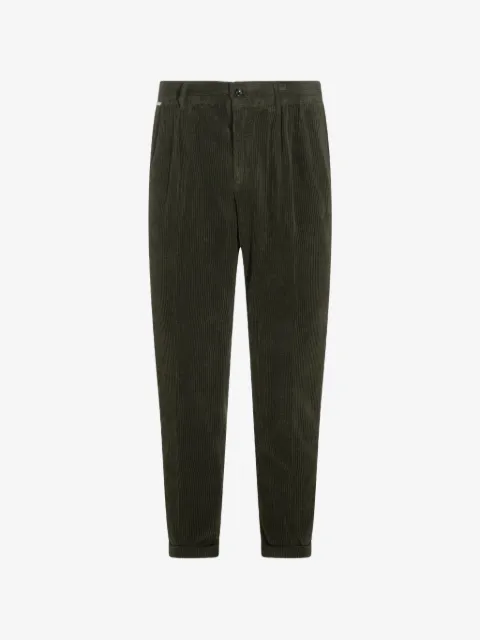 04651 / A TRIP IN A BAG pleated corduroy trousers