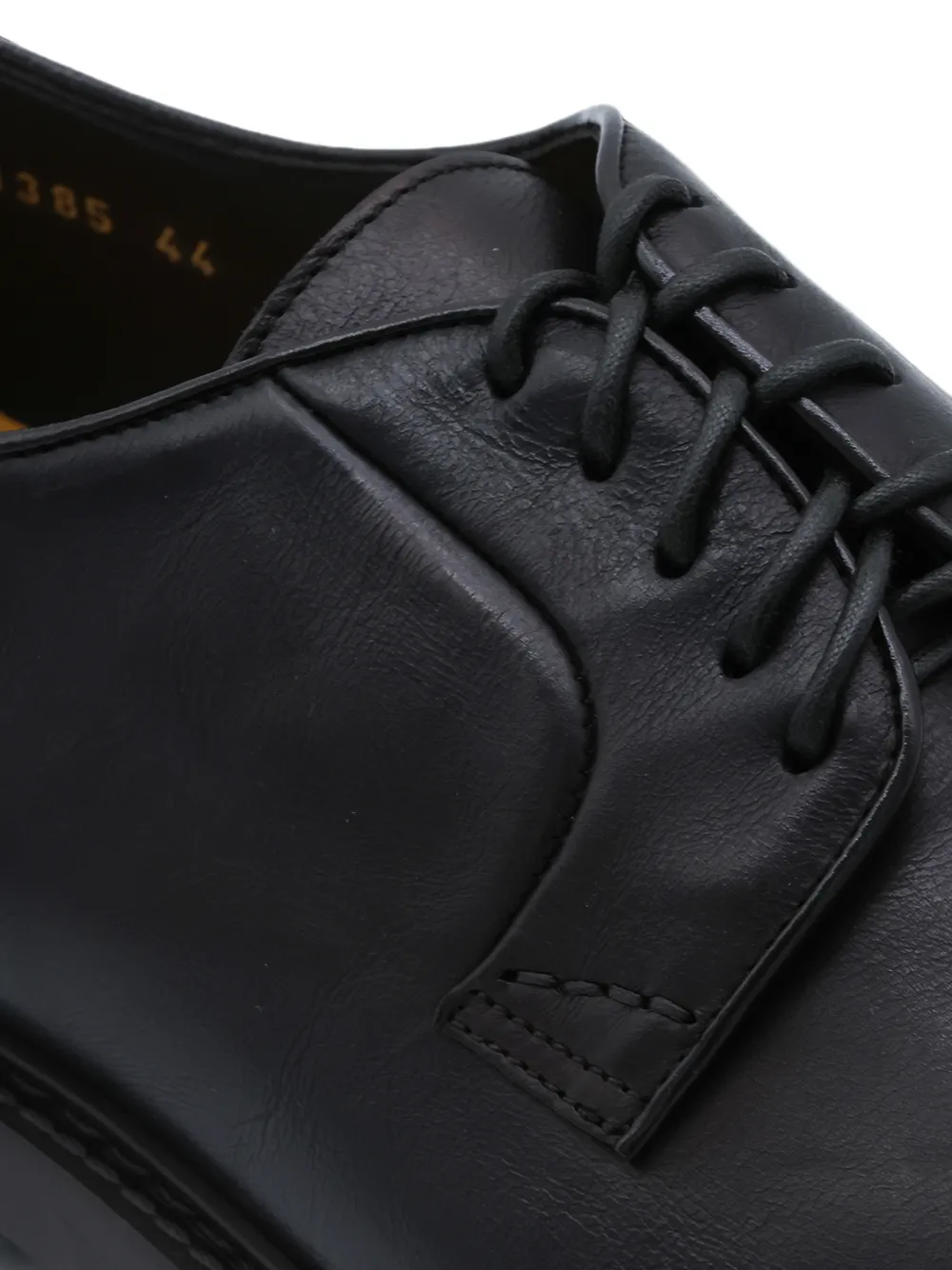 Doucal's leather lace-up derby shoes Zwart