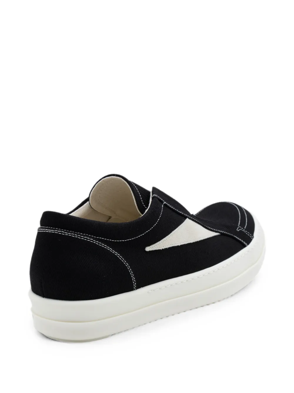 Rick Owens DRKSHDW laceless slip-on sneakers Zwart