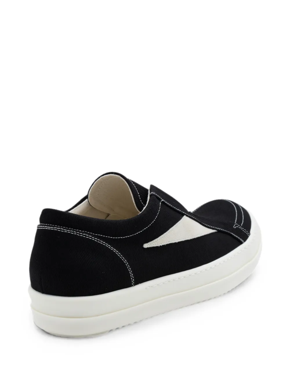 Rick Owens DRKSHDW laceless slip-on sneakers Zwart
