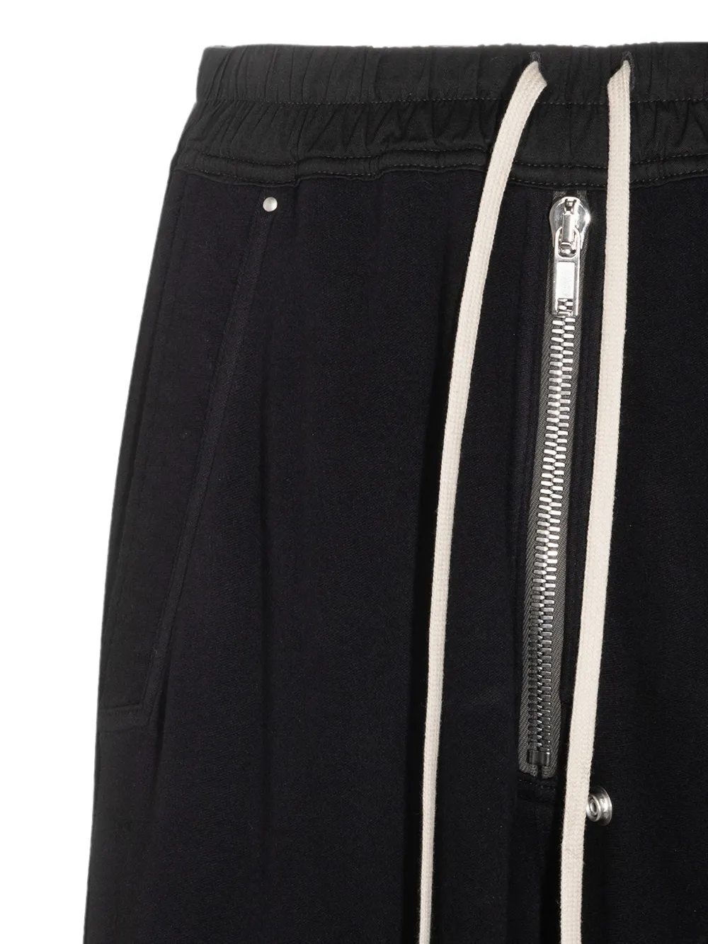 Rick Owens drawstring wide-leg trousers Zwart