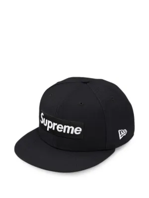 Supreme Washed Chino Twill Camp Cap | Black | FARFETCH