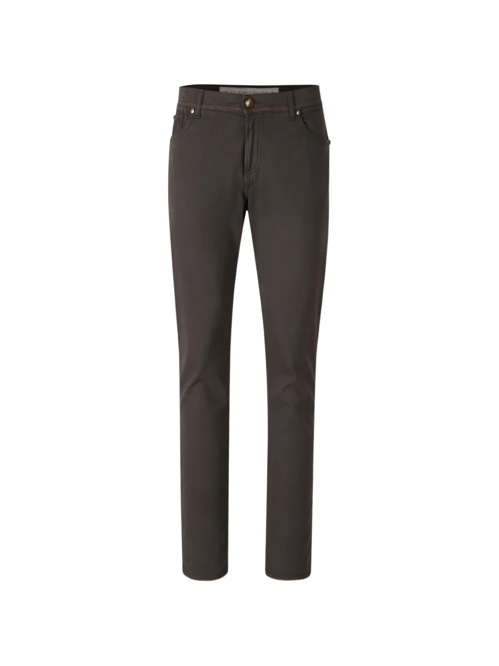 Richard J. Brown logo-patch jeans - Marrone
