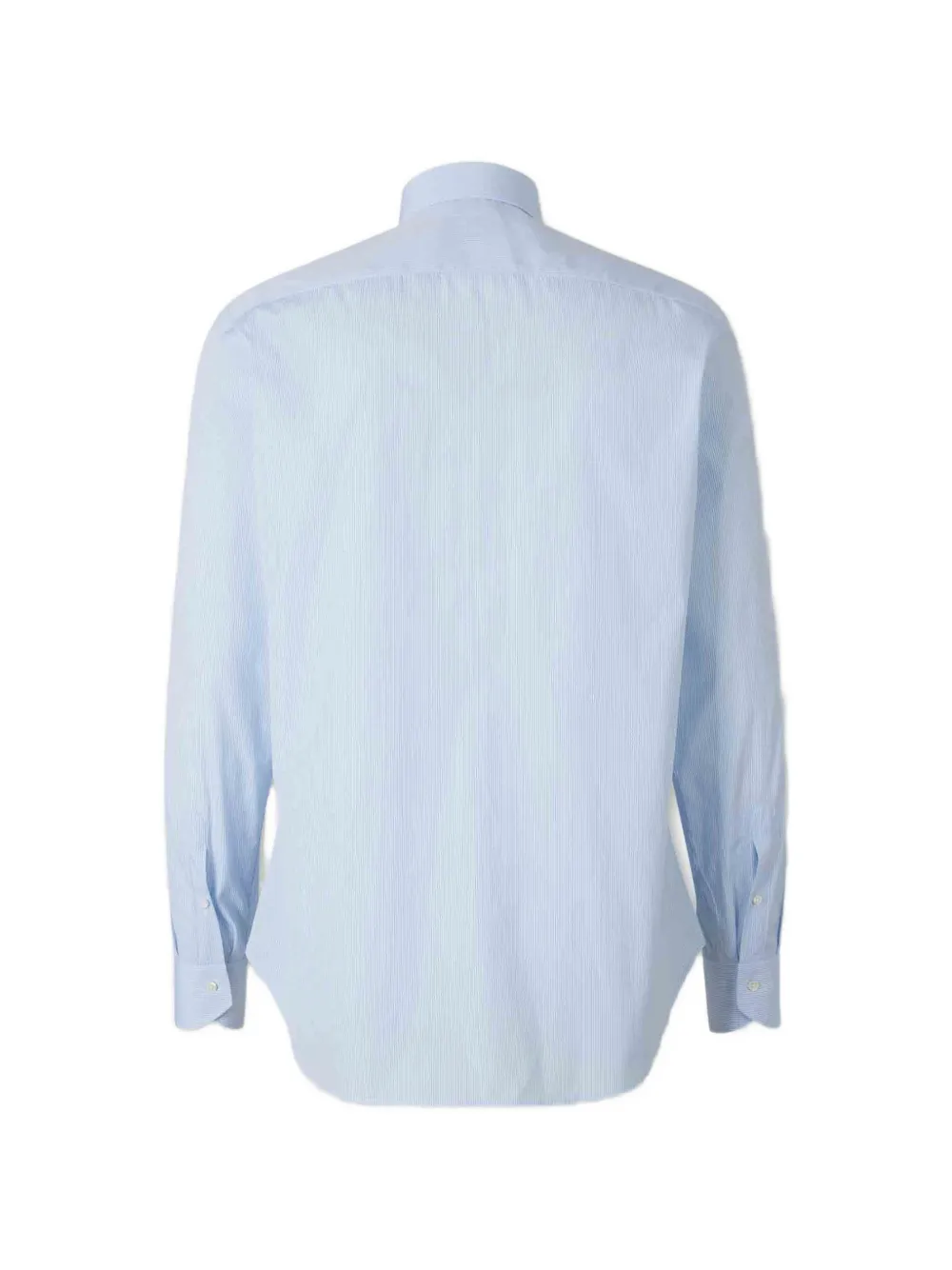 Canali Gestreept overhemd met lange mouwen Blauw