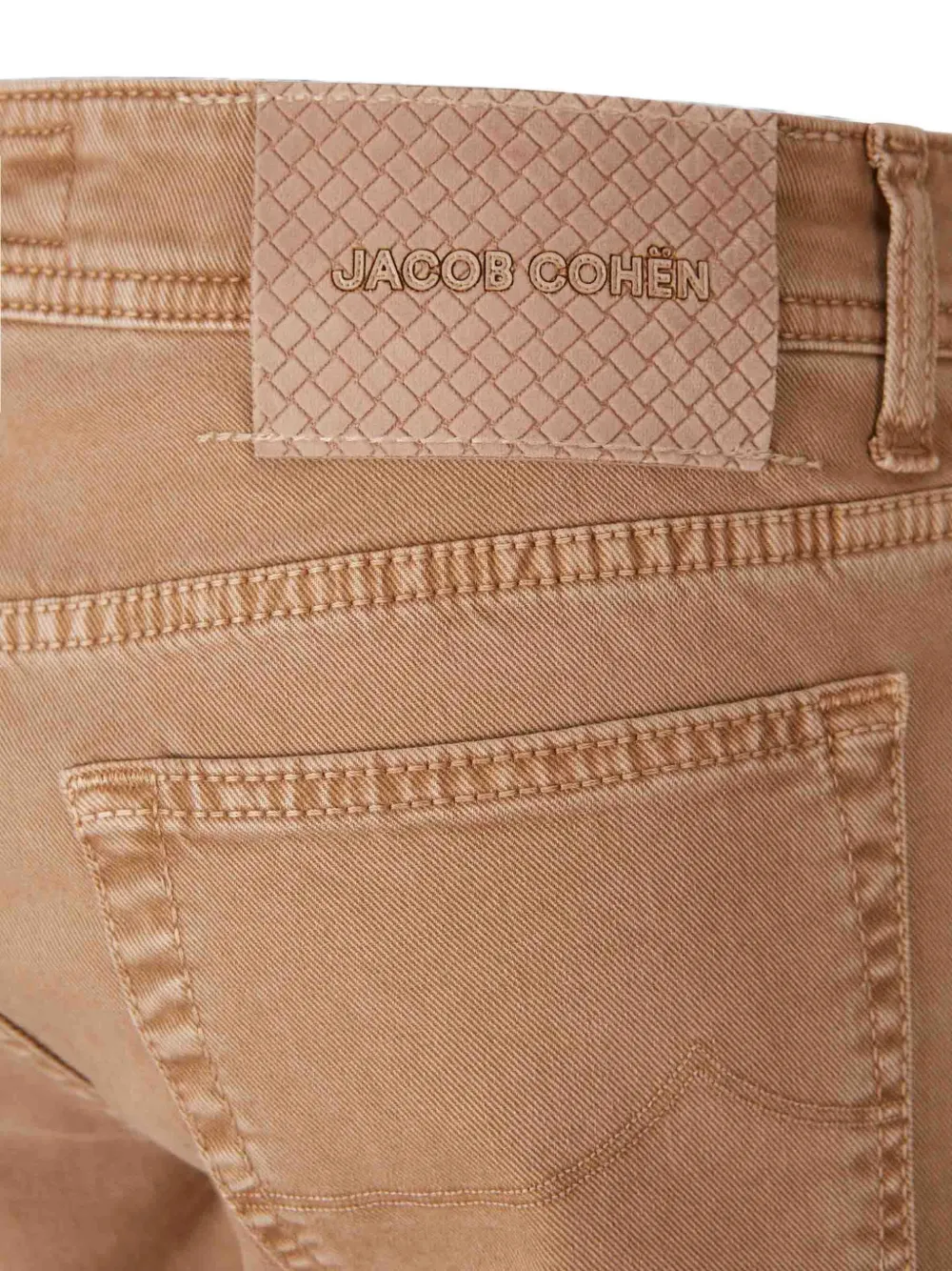 Jacob Cohën Bard skinny jeans met logo-patch Bruin