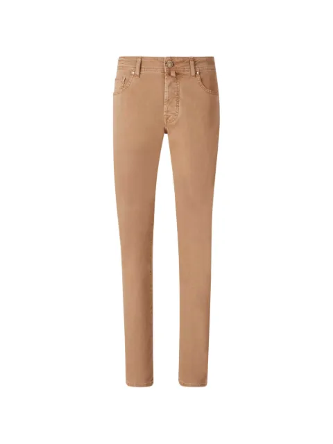 Jacob Cohën Bard logo-patch slim-fit jeans