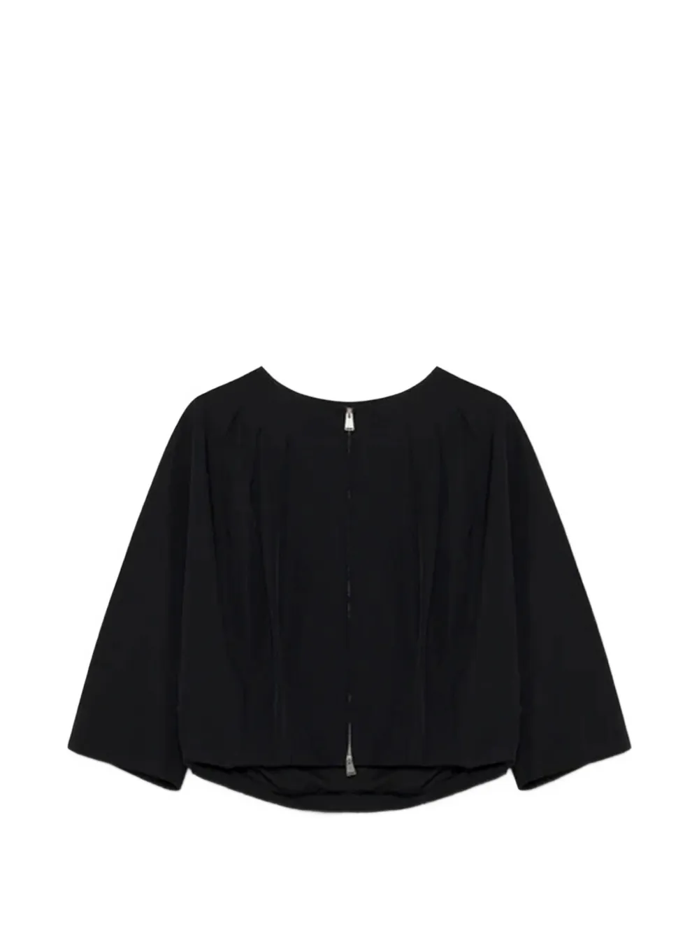 Simkhai Jess pleated zip-up jacket - Schwarz