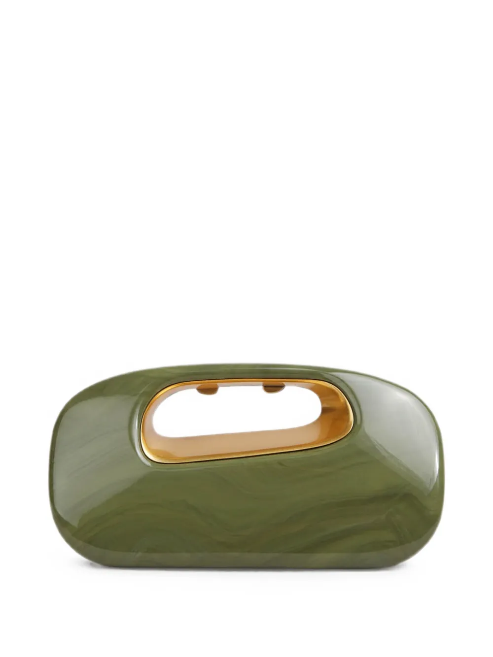Cult Gaia Amara clutch Groen