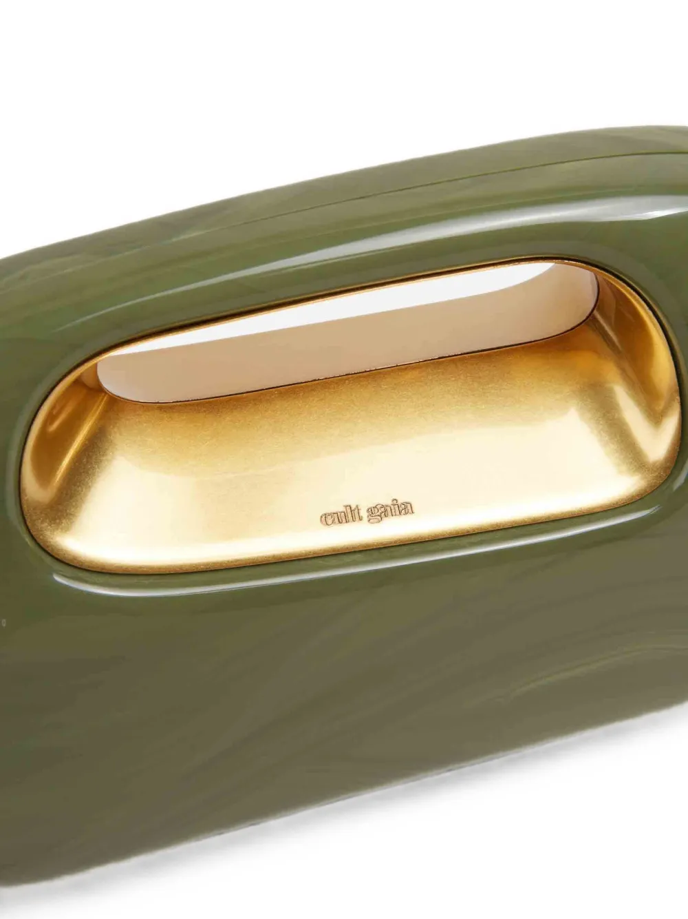 Cult Gaia Amara clutch Groen