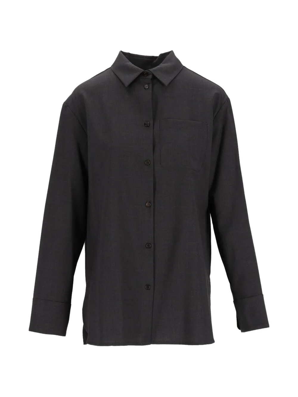 'S Max Mara chest-pocket button-down shirt - Grey