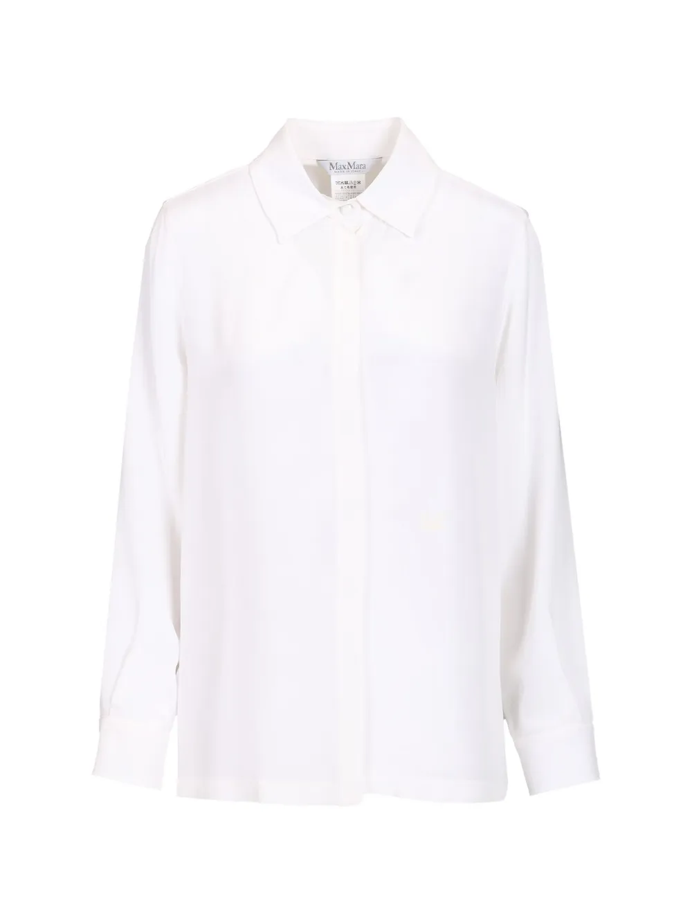 Max Mara M Monogram silk shirt - White