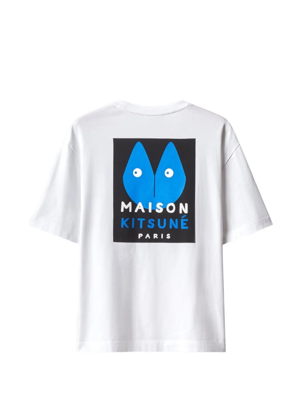 Maison Kitsuné Fortune Fox puff-print T-shirt Wit