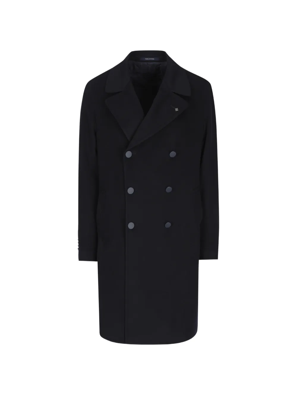 Tagliatore Arden double-breasted peaked-lapel coat - Blau