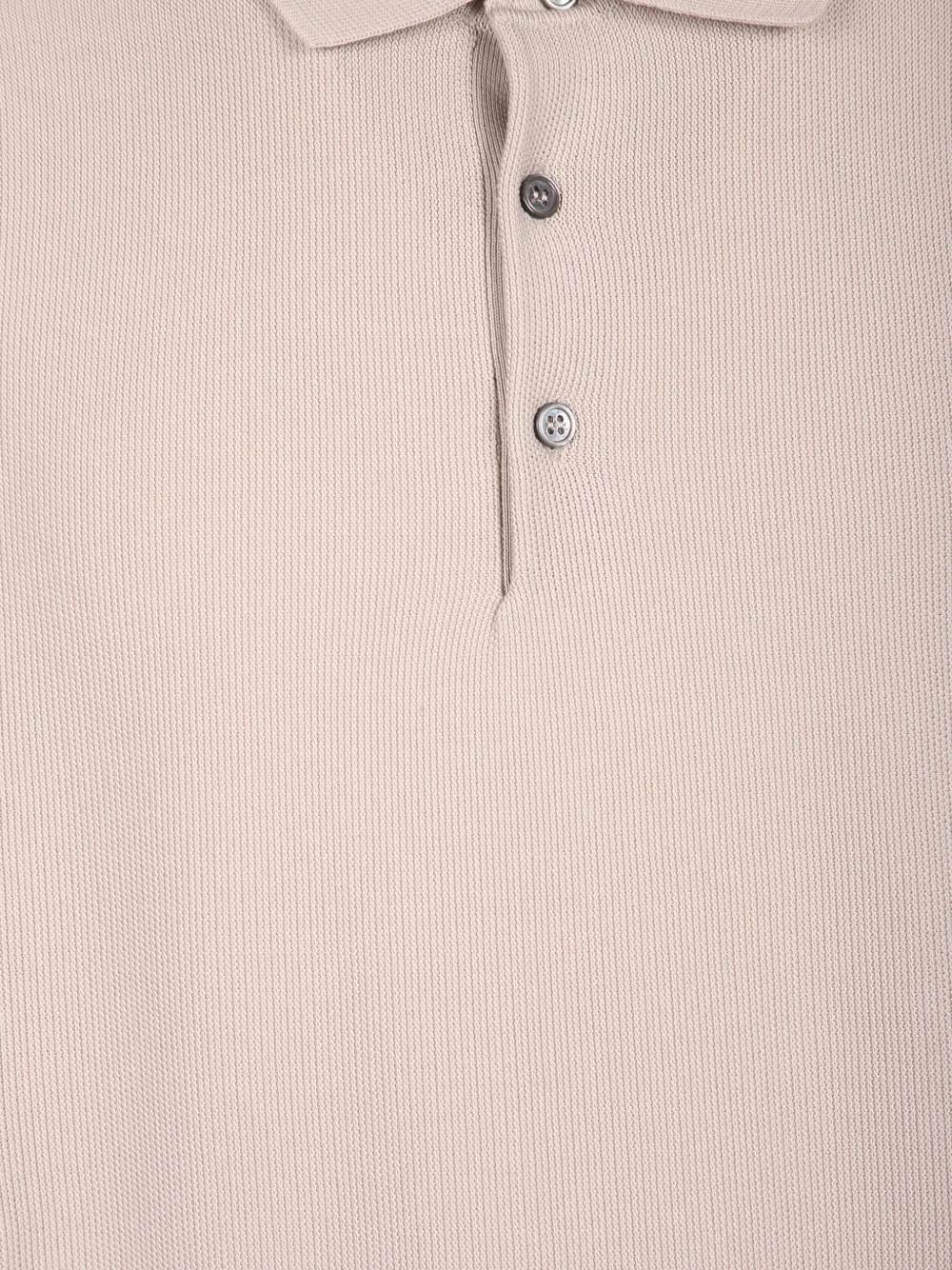 Dell'oglio Micropiquet katoenen poloshirt Beige