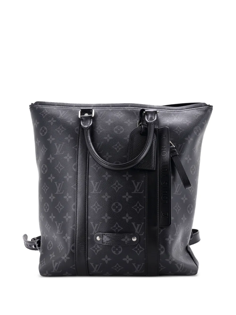 Louis Vuitton Pre-Owned Tote Bag aus Monogram Eclipse-Canvas - Schwarz