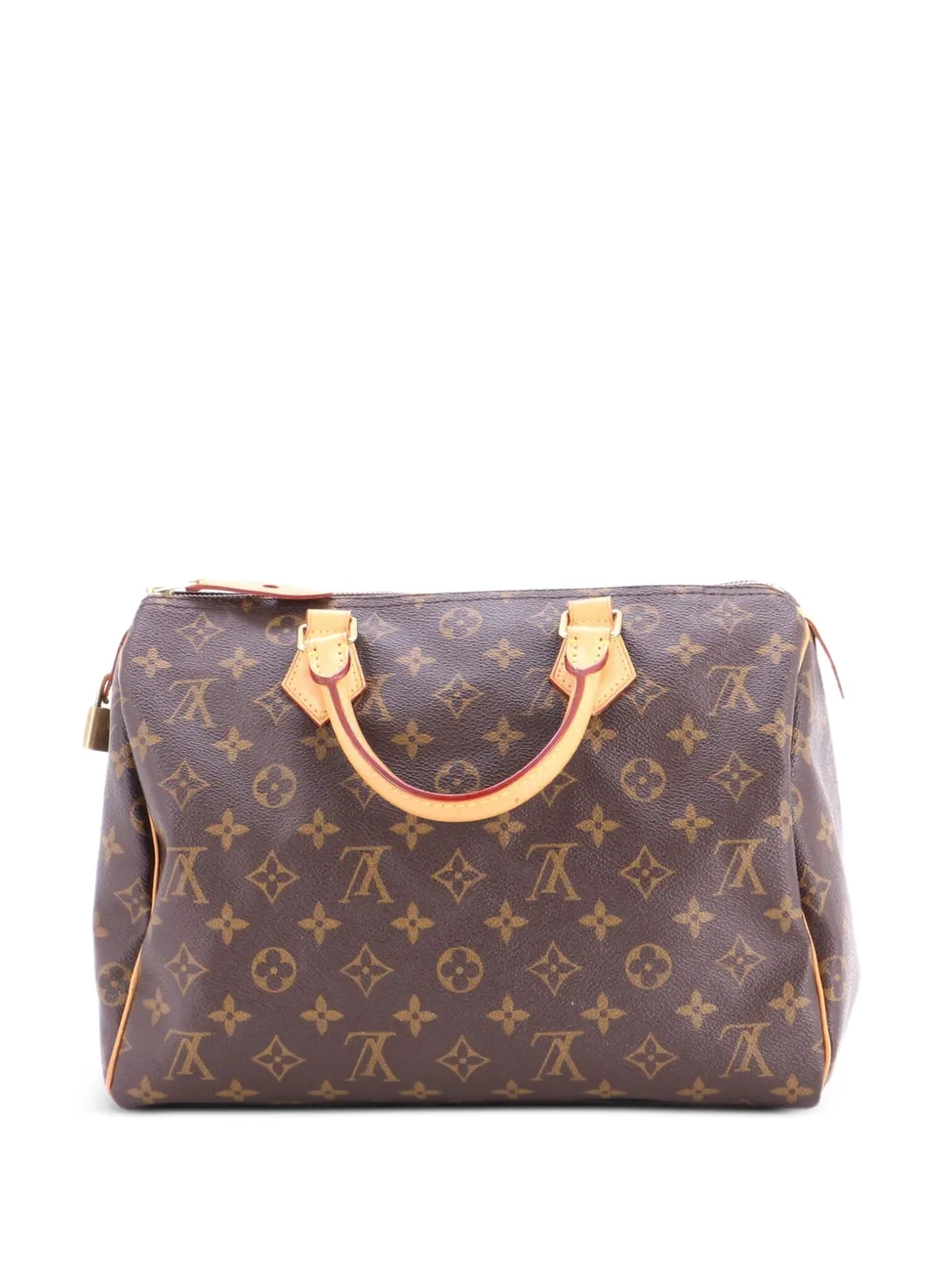 Louis Vuitton Pre-Owned Borsa a tracolla Speedy 30 in tela con monogramma - Marrone