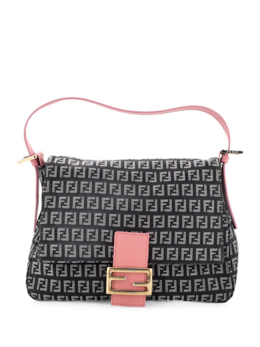 Fendi Pre-Owned Mama Forever Bag Zucchino Canvas shoulder bag - Grey