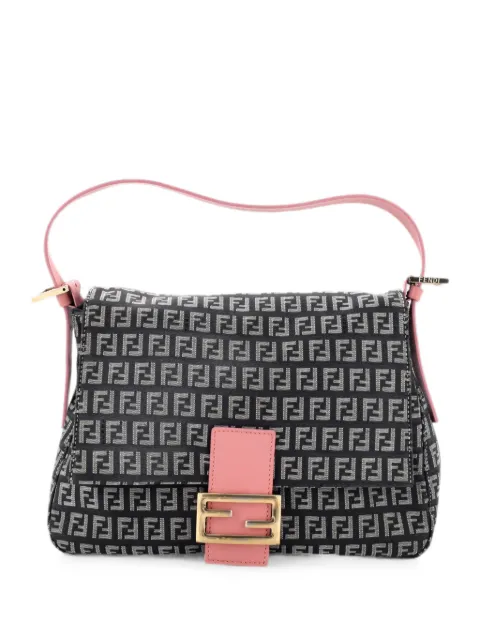 Fendi Pre-Owned Mama Forever Bag Zucchino Canvas shoulder bag