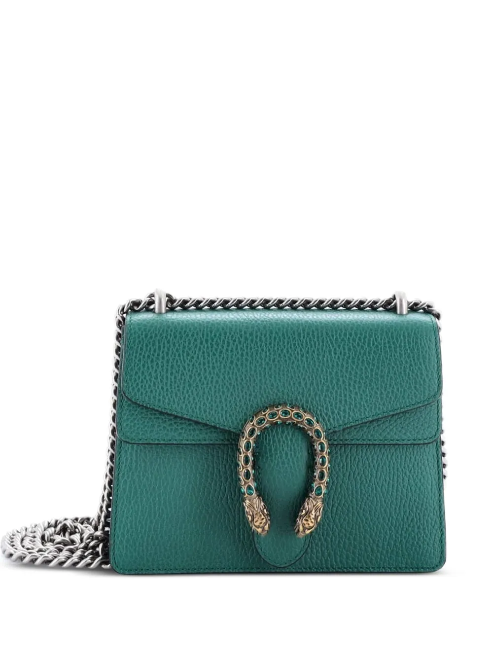 Gucci Pre-Owned Borsa a tracolla Dionysus mini in pelle - Verde