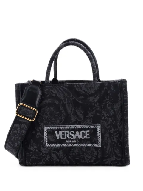 Versace Pre-Owned Athena Convertible Barocco Jacquard Small tote bag