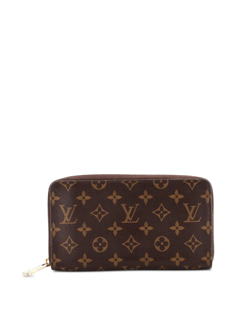 Louis Vuitton Pre-Owned Kleine Zippy Organizer Portemonnaie aus Monogramm-Canvas - Braun