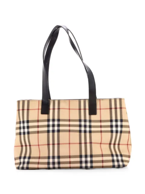 Burberry Pre-Owned cabas en toile à motif Vintage Check