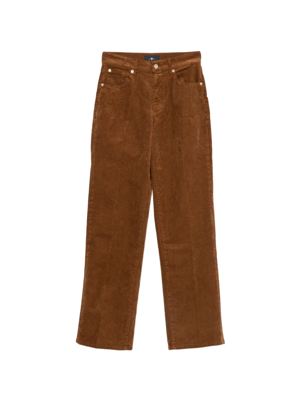 7 For All Mankind corduroy straight-leg trousers - Braun