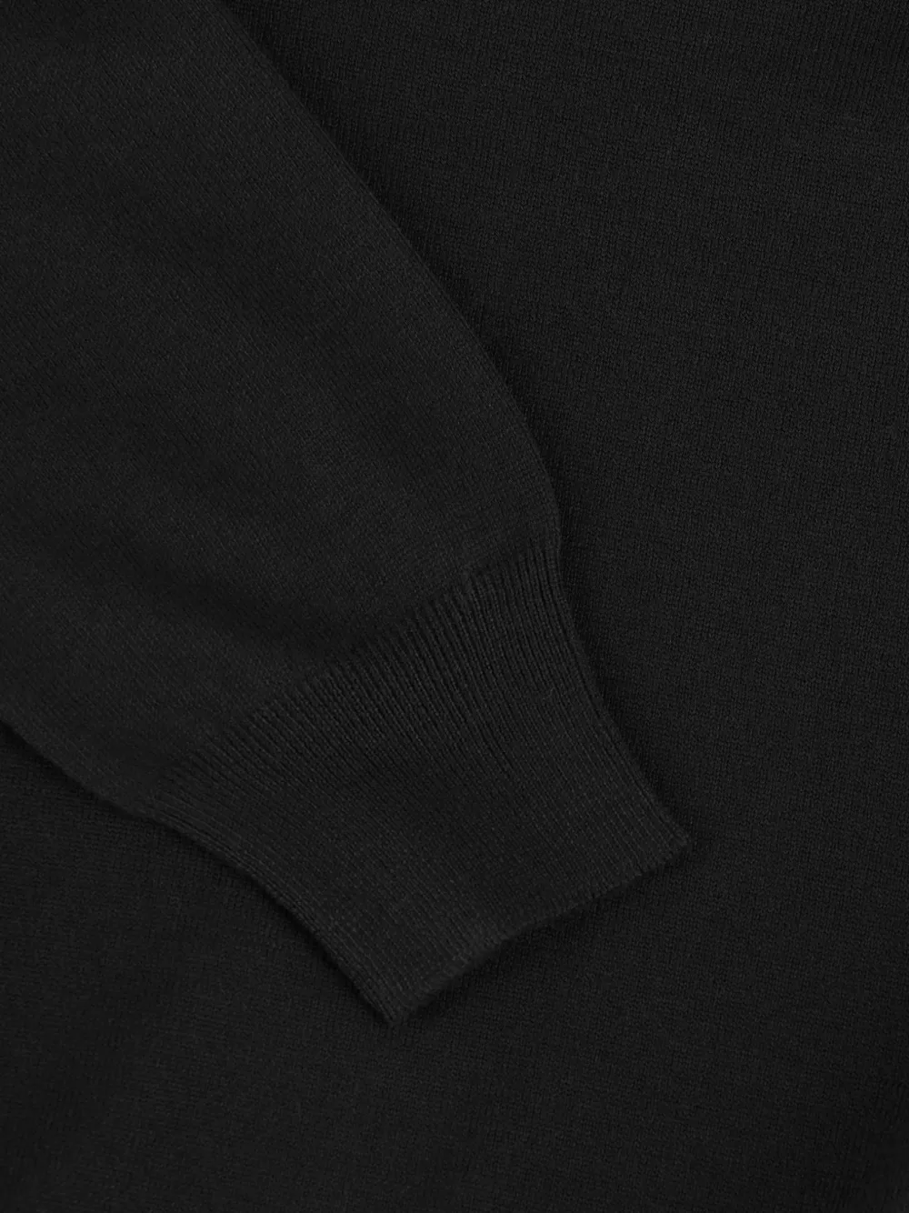 Tagliatore Coltrui met geribbelde zoom Zwart