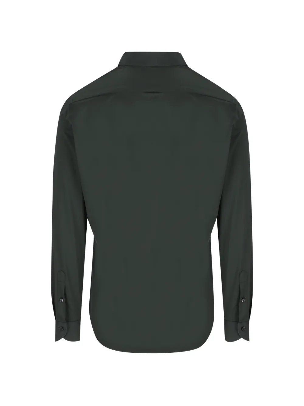 Xacus twill-weave long-sleeve shirt Groen