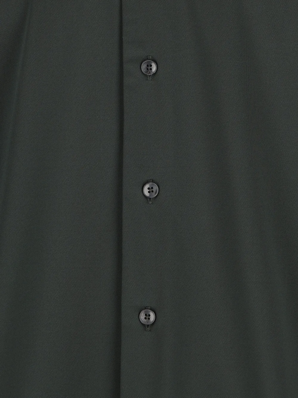 Xacus twill-weave long-sleeve shirt Groen