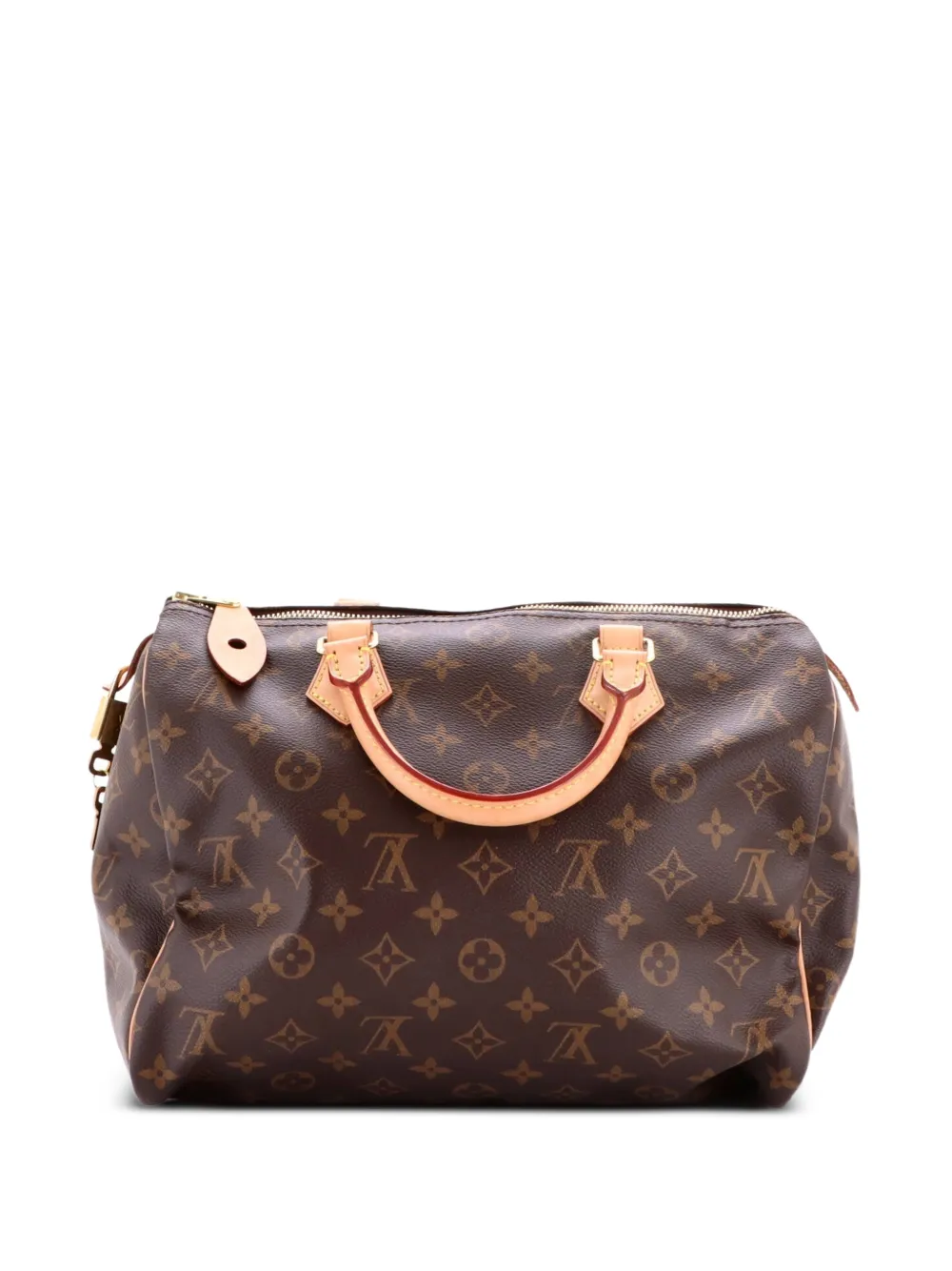 Louis Vuitton Pre-Owned Speedy MonogrammCanvas-Satchel-Tasche 30cm - Braun