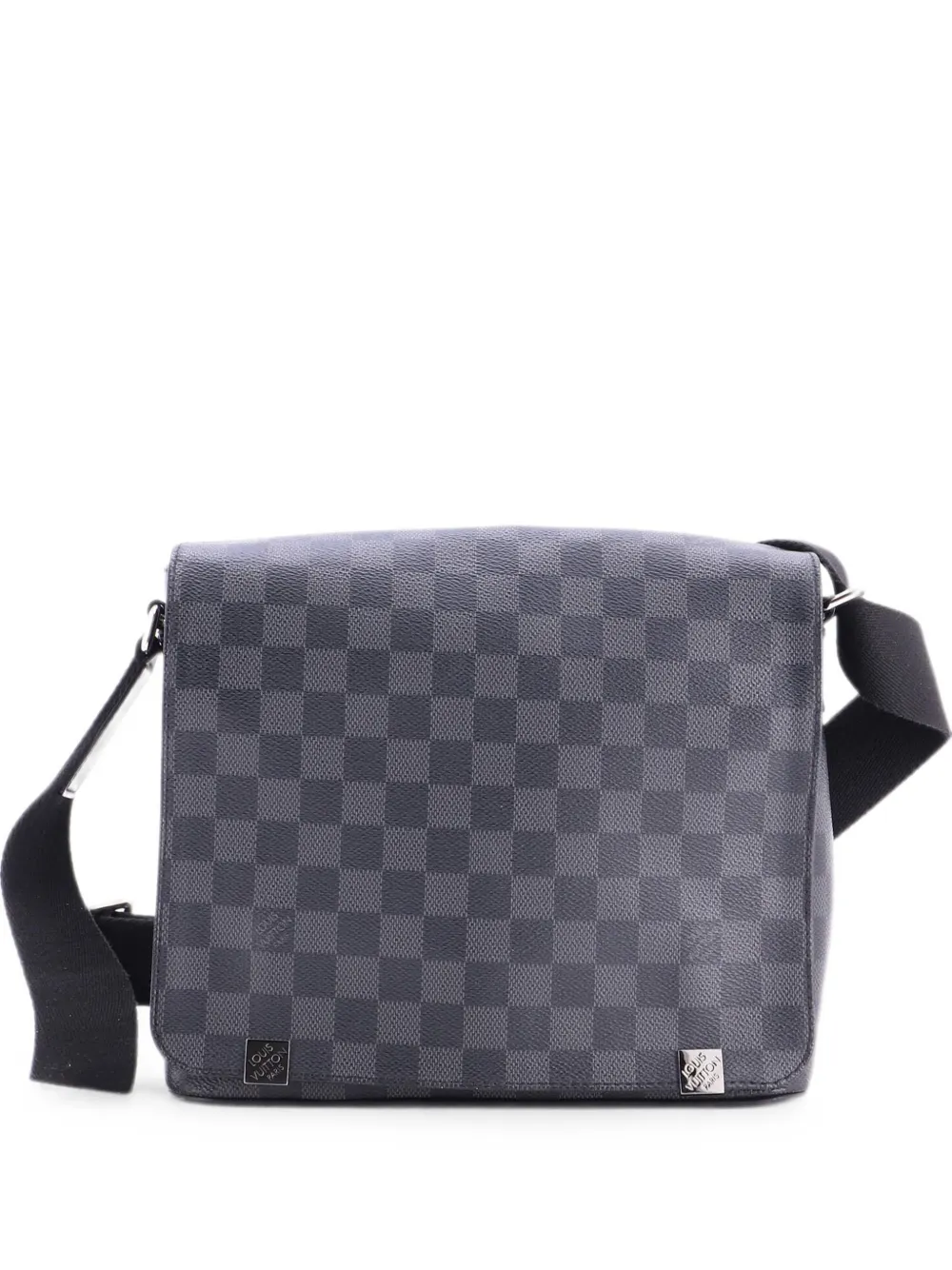 Louis Vuitton Pre-Owned District Messenger Bag Damier Graphite PM crossbody bag - Black