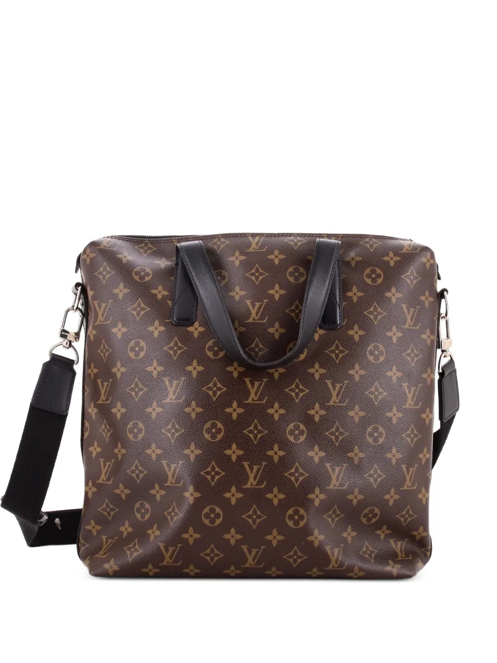 Louis Vuitton Pre-Owned Kitan Macassar Tote Bag aus Canvas mit Monogramm - Braun