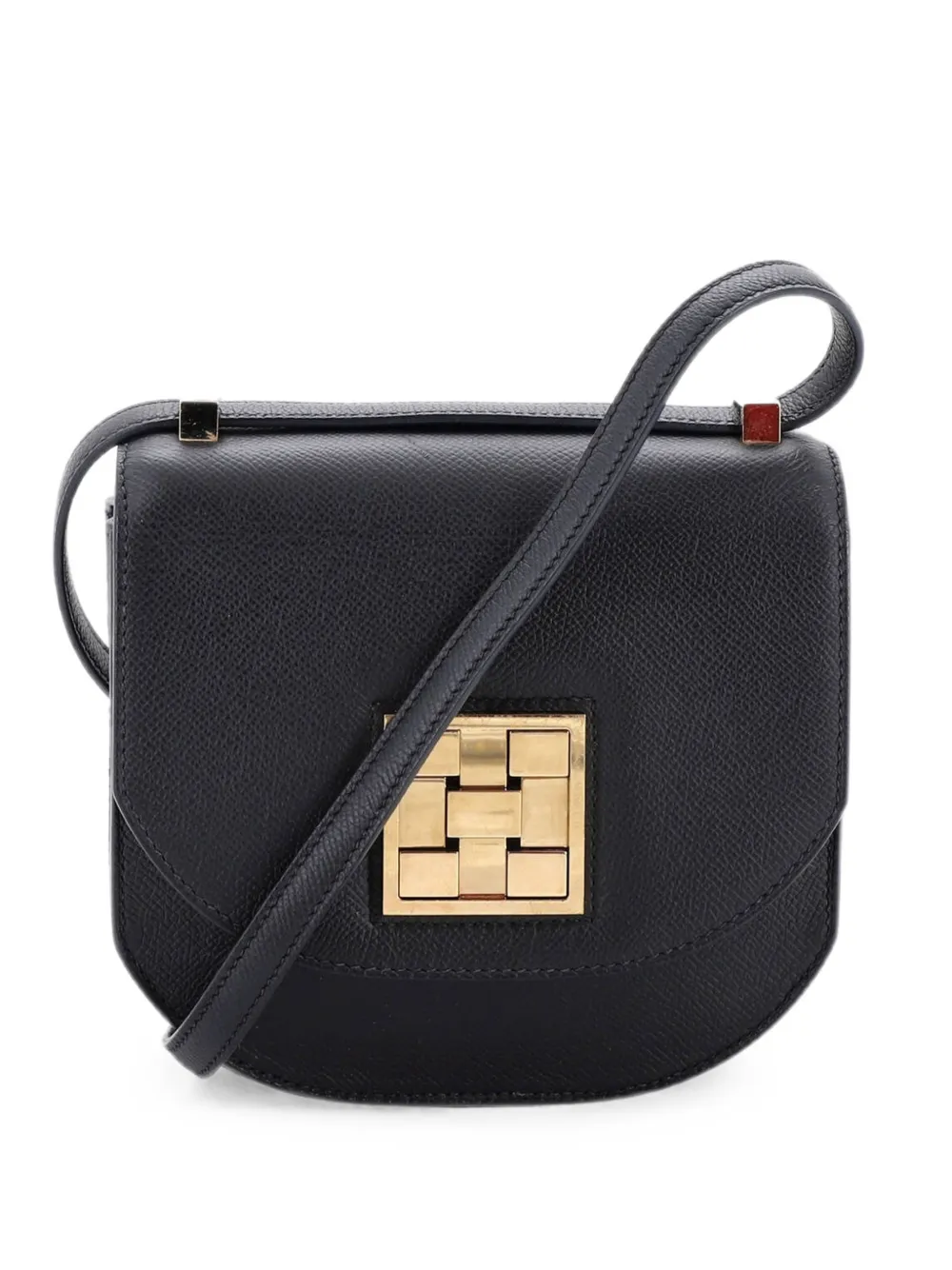 Hermès Pre-Owned Mosaique au 24 Bag Epsom 17 Umhängetasche - Schwarz