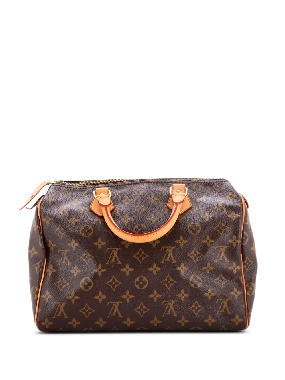 Louis Vuitton Pre-Owned Borsa a tracolla Speedy 30 in tela con monogramma - Marrone