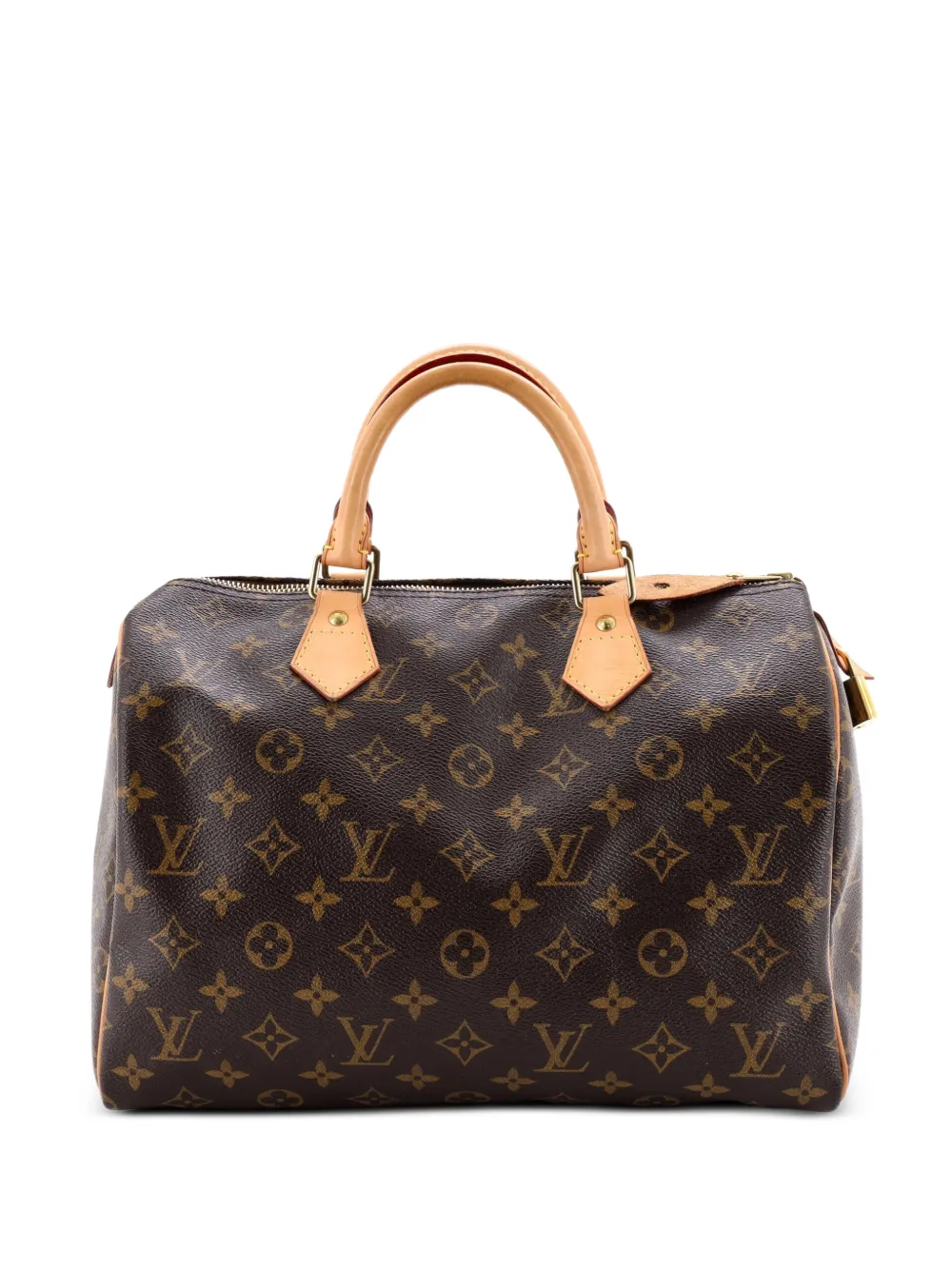 Louis Vuitton Pre-Owned Speedy MonogrammCanvas-Satchel-Tasche 30cm - Braun