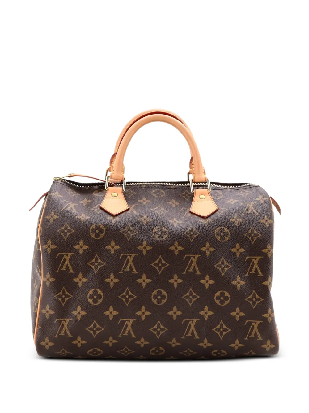 Louis Vuitton Pre-Owned Speedy MonogrammCanvas-Satchel-Tasche 30cm - Braun