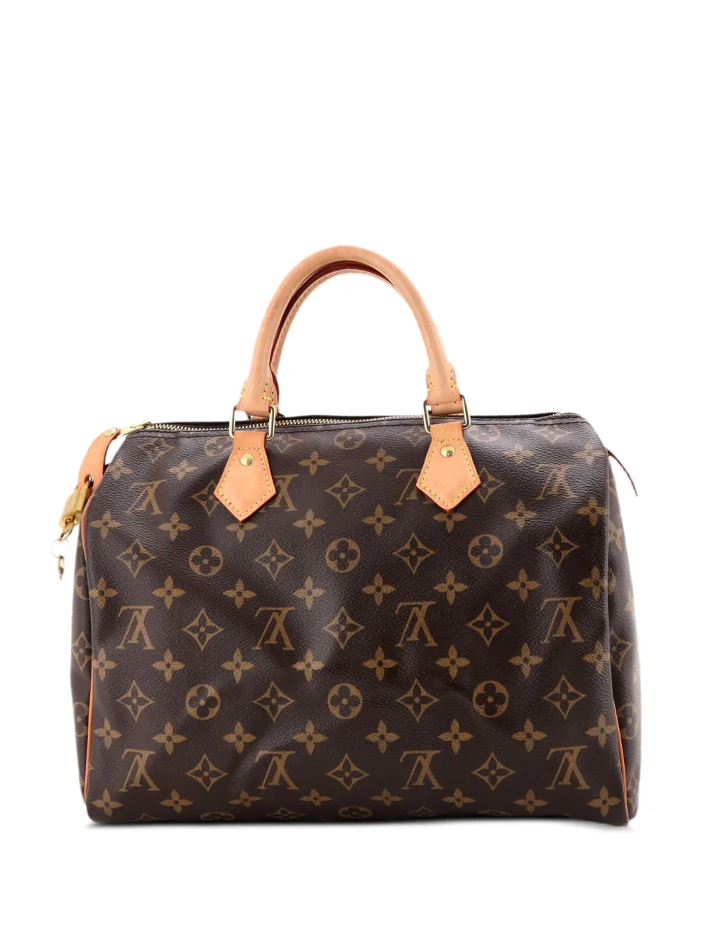 Louis Vuitton Pre-Owned Borsa a tracolla Speedy 30 in tela con monogramma - Marrone