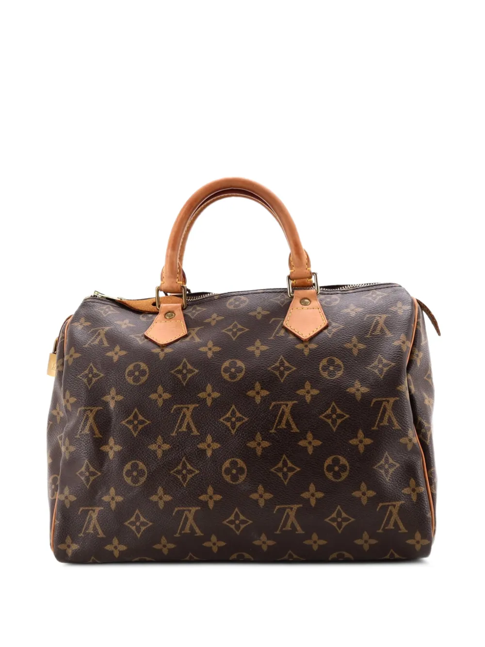 Louis Vuitton Pre-Owned Speedy MonogrammCanvas-Satchel-Tasche 30cm - Braun