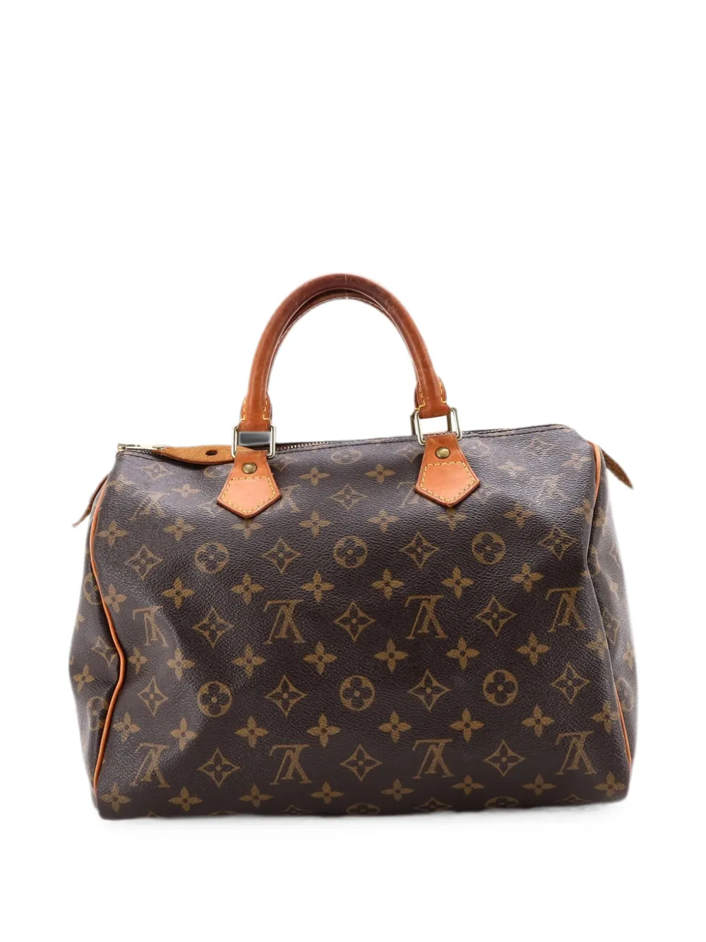 Louis Vuitton Pre-Owned Speedy Handbag Monogram Canvas 30 satchel - Brown