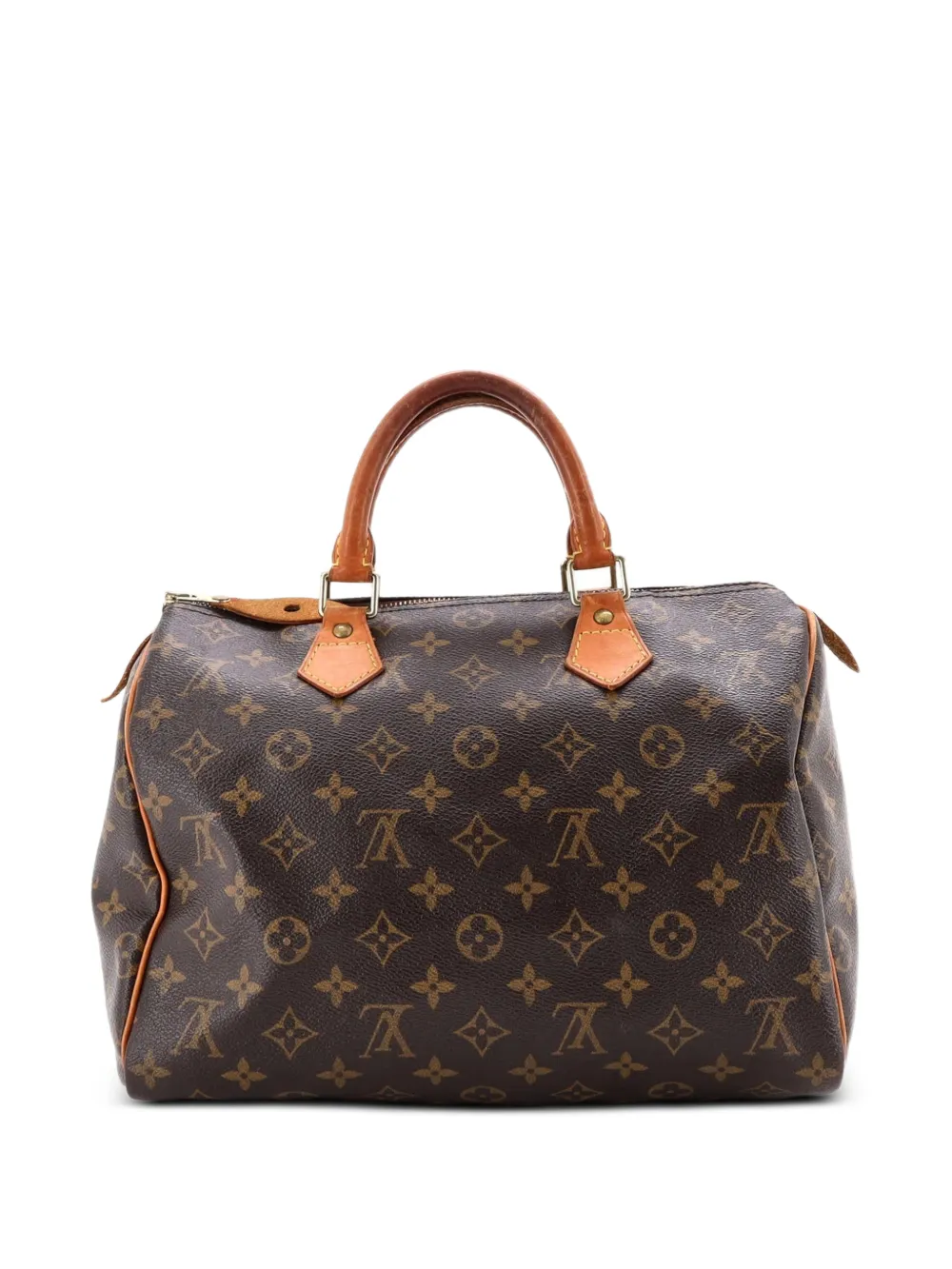 Louis Vuitton Pre-Owned Speedy Handbag Monogram Canvas 30 satchel - Brown