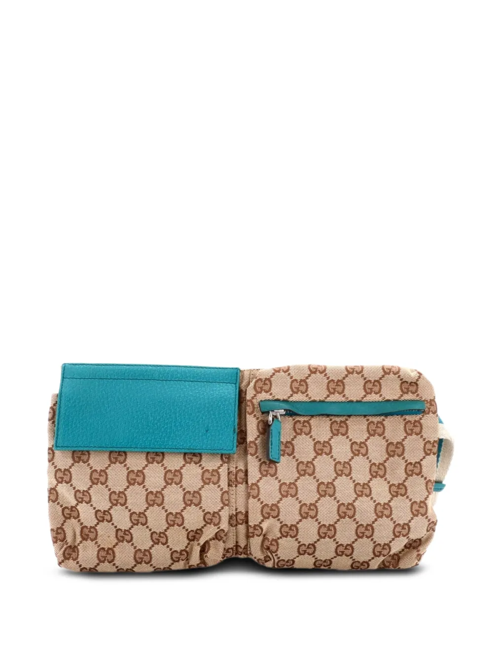 Gucci Pre-Owned Marsupio in tela GG e pelle - Blu