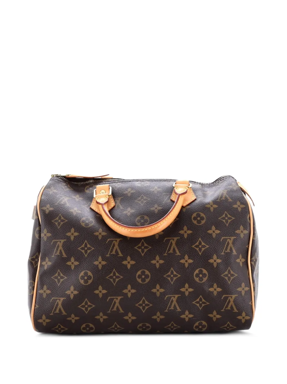 Louis Vuitton Pre-Owned Borsa a tracolla Speedy 30 in tela con monogramma - Marrone