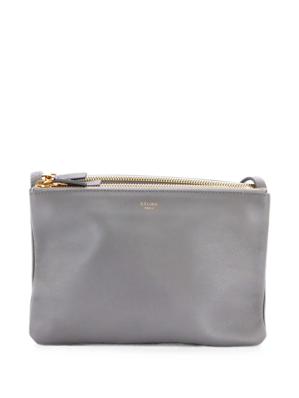 Celine Pre-Owned Trio Leather Small crossbody bag - Grey